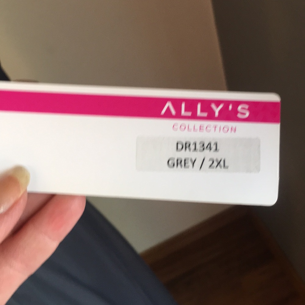 Ally's Collection Gray Formal Dress - Picture 3 of 6